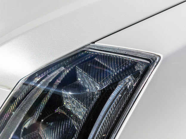 2009-2015 Cadillac CTS/CTS-V V2 SDP Carbon Fiber Headlight  Internal Housings Bezels